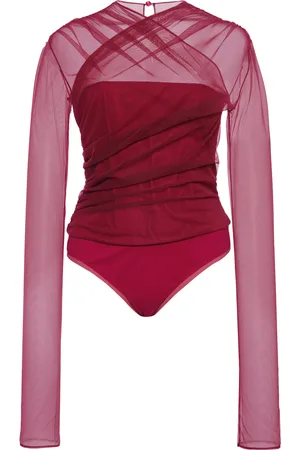 Nensi Dojaka Renee Semi-Sheer Gathered Top
