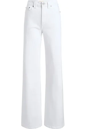 Khaite Dane Stretch High-Rise Wide-Leg Jeans