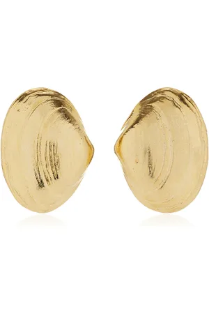 BEN-AMUN Exclusive 24K -Plated Shell Earrings