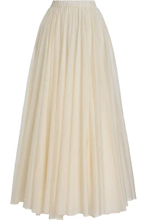 CO Crinoline tton-Silk Maxi Skirt
