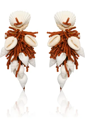 JOHANNA ORTIZ Whimsical Waters Shell Earrings