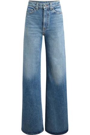 Khaite Dane High-Rise Flared Jeans