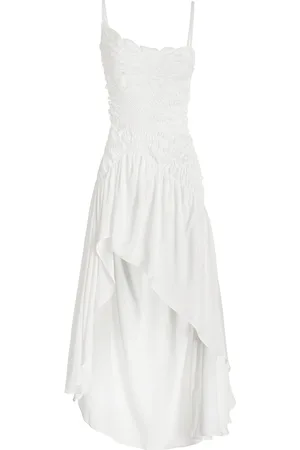 GEORGIA HARDINGE Exclusive Celestial Shirred-Satin Midi Dress