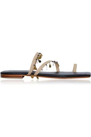 JOHANNA ORTIZ Glimmering Shores Leather Sandals
