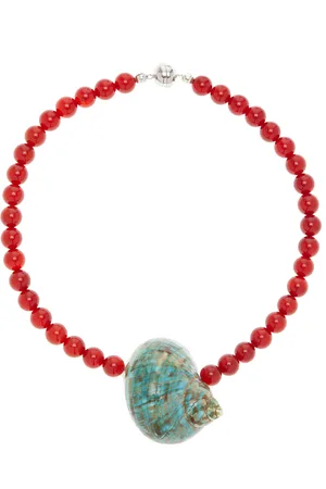 Julietta Exclusive Sardinia Carnelian Shell Necklace