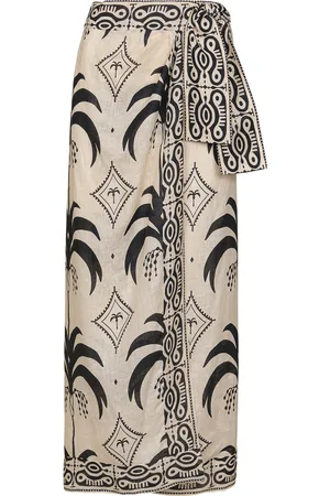 JOHANNA ORTIZ Significado Poderoso Printed Linen Maxi Skirt