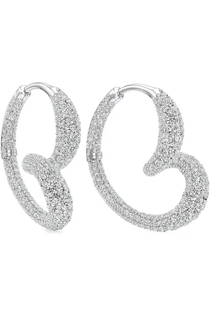 UNSAID Whirlwind 18K Gold Diamond Earrings