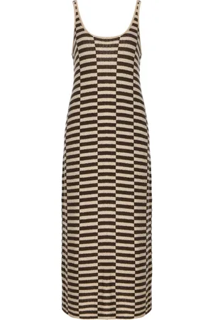 Zulu & Zephyr Textured-Knit Cotton-Blend Dress
