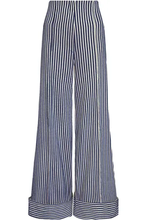 Andres Otalora Refugios Cotton Twill Wide-Leg Pants