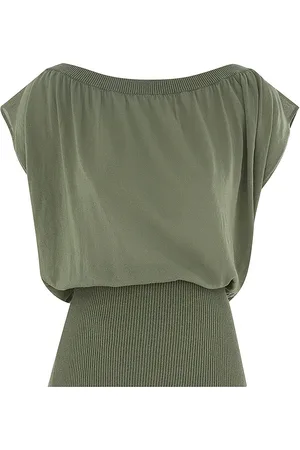 ZIMMERMANN Illuminate Draped Gauze-Knit Top