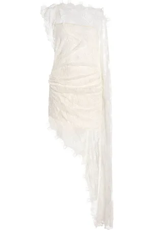CHRISTOPHER ESBER Floating Lace Cotton Mini Dress