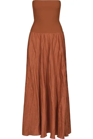 JOHANNA ORTIZ Empowerment Movement Linen-Blend Maxi Skirt