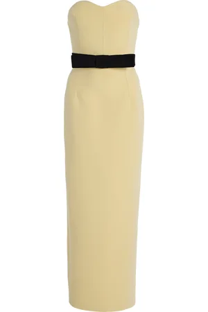 Ilkyaz Ozel Exclusive Noéle Bow-Detailed Crepe Maxi Dress