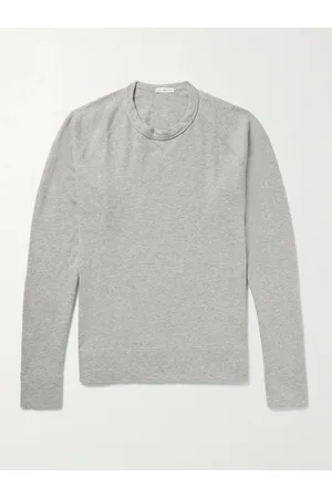 James Perse Men Sweatshirts - Loopback Supima Cotton-Jersey Sweatshirt