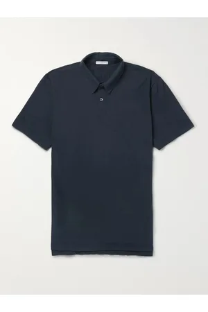 James Perse Men Polo Shirts - Supima Cotton-Jersey Polo Shirt