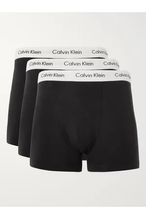 Calvin Klein Three-Pack Stretch-Cotton Trunks