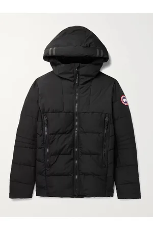 Canada Goose Men Jackets - HyBridge Quilted Nylon Hooded Down Jacket