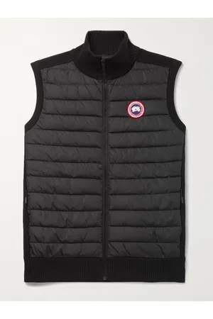 Canada Goose HyBridge Slim-Fit Merino Wool and Quilted Nylon Down Gilet