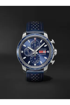 Chopard Men Watches - Mille Miglia GTS Azzurro Chrono Automatic Limited Edition 44mm Stainless Steel and Leather Watch, Ref. No. 168571-3007