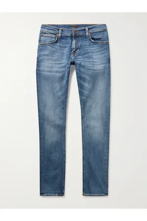 Nudie Jeans Men Skinny - Tight Terry Skinny-Fit Organic Stretch-Denim Jeans