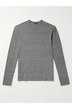 JAMES PERSE Men Jumpers - Slim-Fit Recycled Cotton Sweater