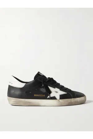 Golden Goose Superstar Distressed Leather Sneakers