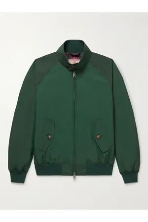 Baracuta Men Bomber Jackets - G9 Cotton-Blend Harrington Jacket