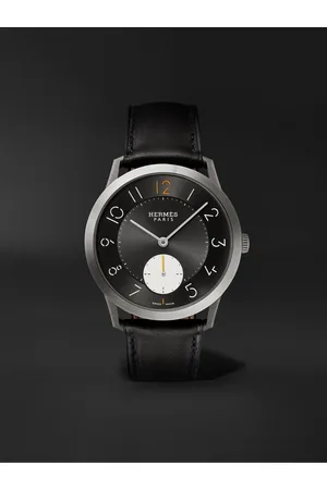 Hermès Slim d’Hermès Titane 39.5mm Titanium and Alligator Watch, Ref. No. 052845WW00