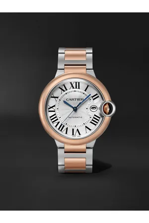 Cartier Men Watches - Ballon Bleu De Automatic 42mm 18-Karat and Stainless Steel Watch, Ref. No. W2BB0034