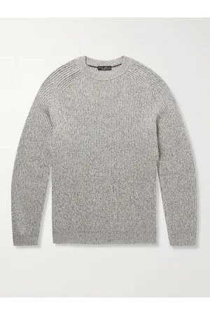 Loro Piana Men Jumpers - Ribbed Cashmere Sweater