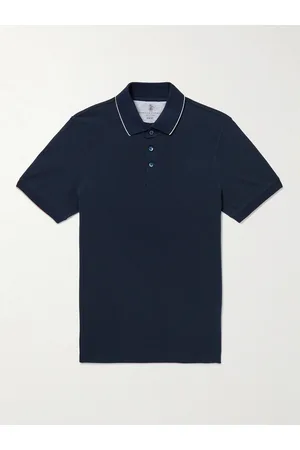 Brunello Cucinelli Slim-Fit Cotton-Piqué Polo Shirt