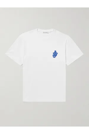 JW Anderson Logo-Appliquéd Cotton-Jersey T-Shirt