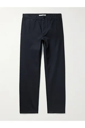 Norse projects Aros Heavy Straight-Leg Organic Cotton Trousers