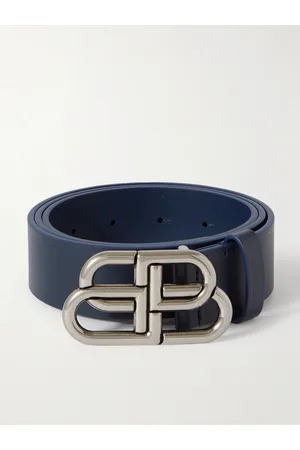 Balenciaga Men Belts - 3.5cm Logo-Embellished Leather Belt