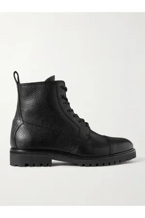 Belstaff Men Boots - Alperton Full-Grain Leather Boots