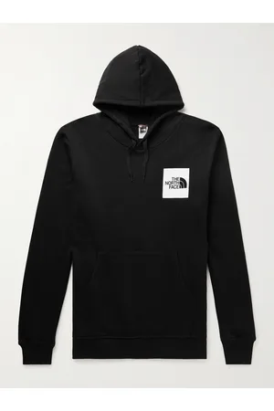 The North Face Fine Logo-Print Cotton-Blend Jersey Hoodie