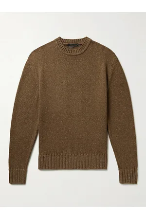 Loro Piana Shorwell Silk, Cashmere and Linen-Blend Sweater
