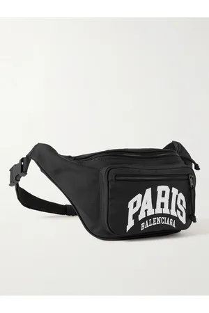 Balenciaga Men Belts - Explorer Logo-Appliquéd Recycled Canvas Belt Bag