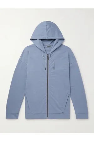 Hanro Natural Living Organic Stretch-Cotton Jersey Zip-Up Hoodie