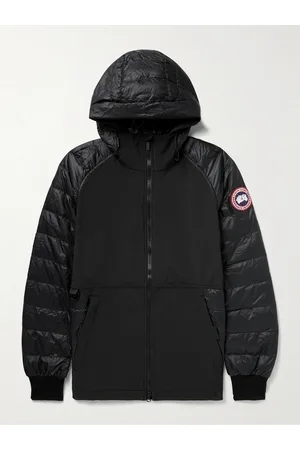 Canada Goose Men Jackets - HyBridge Panelled Quilted Shell Hooded Down Jacket