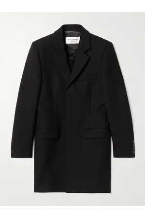 Saint Laurent Slim-Fit Wool Coat