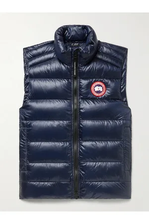 Canada Goose Men Gilets - Crofton Slim-Fit Quilted Recycled Nylon-Ripstop Down Gilet