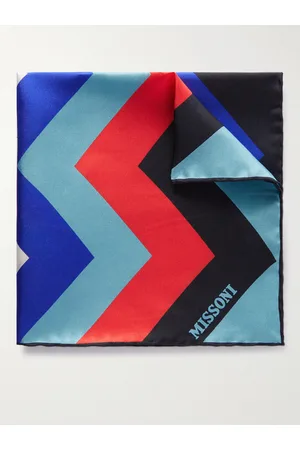 Missoni Men Pocket Squares - Printed Silk Pocket Square
