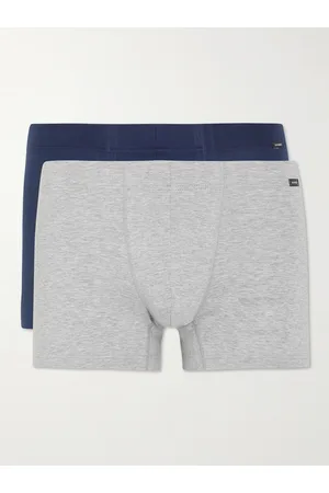 Hanro Men Briefs - Two-Pack Stretch-Cotton Boxer Briefs