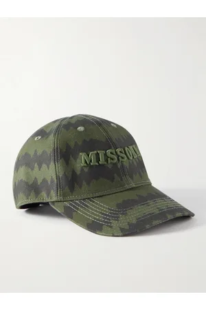 Missoni Men Hats - Logo-Embroidered Printed Cotton Baseball Cap