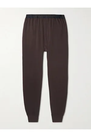 Calvin Klein Men Trousers - CK Flex Natural Tapered Cotton-Blend Jersey Sweatpants