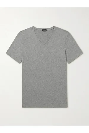 Hanro Men T-shirts - Superior Mercerised Stretch-Cotton T-Shirt