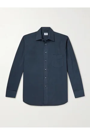 Aspesi Men Casual - Garment-Dyed Cotton-Poplin Shirt