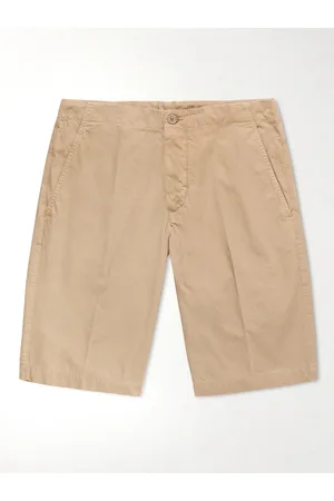 Aspesi Men Bermudas - Straight-Leg Garment-Dyed Cotton Bermuda Shorts
