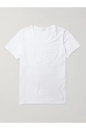 Hanro Men T-shirts - Superior Mercerised Cotton-Blend T-Shirt